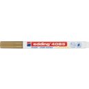 Kreidemarker 1 - 2 mm, gold, mit Rundspitze, non permanent