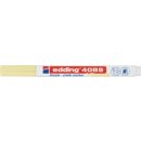 Kreidemarker 1 - 2 mm, pastellgelb, mit Rundspitze, non...