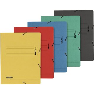 Brunnen Sammelmappe mit 3 Klappen A4 FACT! 6 verschiedene Farben