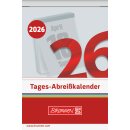 Tagesabreißkalender 2026 1 Seite / 1 Tag 65 x 98mm