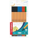 Fineliner STABILO® point 88®, Kartonetui mit 10...
