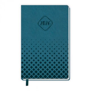 Taschenkalender 2027 A6 Soft Touch petrol