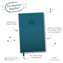 Taschenkalender 2027 A6 Soft Touch petrol