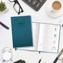 Taschenkalender 2027 A6 Soft Touch petrol