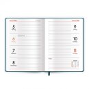 Taschenkalender 2027 A6 Soft Touch petrol