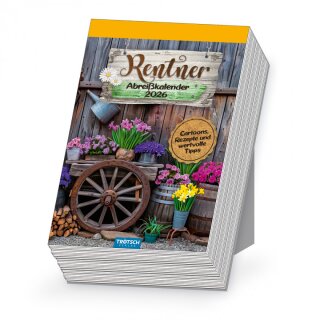 Tagesabreißkalender 2026 Rentner 12 x 17cm
