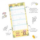 Familienkalender 2026 20 x 42cm Familientermine Spruchreif