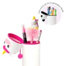 LEGAMI 2-in-1-Federmäppchen Unicorn aus Silikon - Kawaii