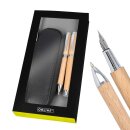 ONLINE Schreib-Set Nature Style Füller u. Kugelschreiber in 3 Farben