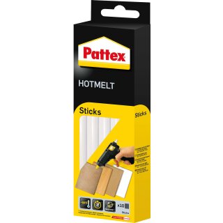 Hotmelt Heißklebesticks Pattex 11 mm 10 Stück transparent