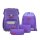 Step by Step Schulranzen-Set Basis Purple Konfetti 4-teilig