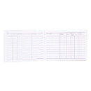 Fahrtenbuch A6 Querformat 20 Blatt