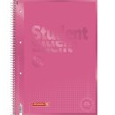 Brunnen Collegeblock Student, tulip , A4 80 Blatt Lin28...