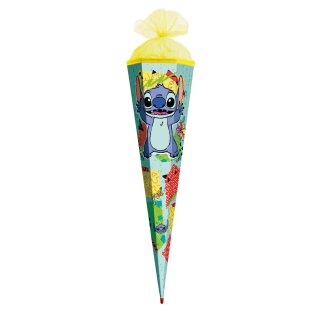 Roth Schultüte Disney Stitch 85 cm eckig mit Tüllverschluss