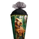 Roth Schultüte T-Rex Welt mit  Sound, Spezialborte,Tüllverschluss 85 cm 6eckig