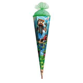 Roth Schultüte Block Game mit Tüllverschluss 85 cm 6eckig