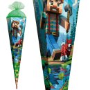 Roth Schultüte Block Game mit Tüllverschluss 85 cm 6eckig