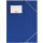 Brunnen Sammelmappe A4 Eckspanner PP, Gummizug 3 Klappen blau
