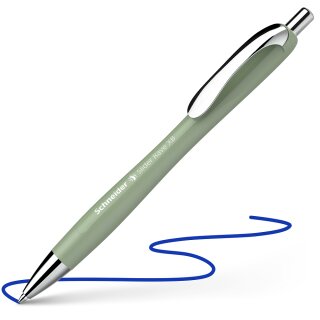 Schneider Slider Rave XB Druckkugelschreiber Organic green / Schrift blau