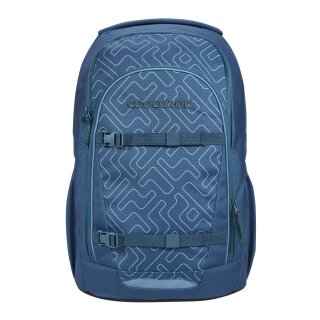 COOCAZOO Rucksack EVERY Blue Maze 30 Liter Volumen