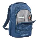 COOCAZOO Rucksack EVERY Blue Maze 30 Liter Volumen