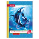 Grundschul-Hausaufgabenheft A5 ROTH Klipp&Klar Orcas, 96 Seiten