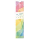 Streifenkalender 2026 [Rainbow] 9 x 42 cm, mit...