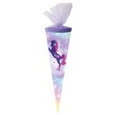 Schultüte Geschwistertüte Galaxy Unicorn 22cm rund