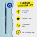 ONLINE magiXX Gelmine radierbare 0,7 blau VE=3 Stück
