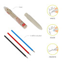 LEGAMI löschbarer 3-Farben-Gelstift Travel, 0,5 mm