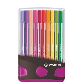 Stabilo Pen 68 Fasermaler 20er ColorParade im Kunststoffetui