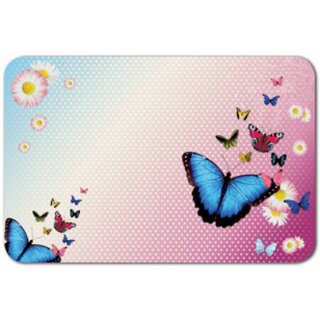 Schreibtischunterlage Schmetterling Textil 59cm x 39cm