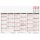Tafelkalender 2026 DIN A4 quer 1 Seite = 6 Monate