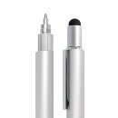 Multifunktionsstift 6-in-1 Kugelschreiber und Werkzeug Toolpen silber