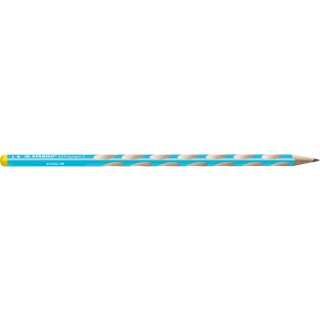 STABILO Bleistift EASYgraph S ergonomischer Linkshänderbleistift HB, blau