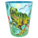 Papierkorb, Blechmülleimer Dino World grün