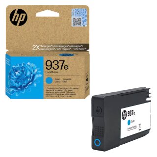 HP 937e Tintenpatrone Cyan, ca. 1.650 Seiten - Original