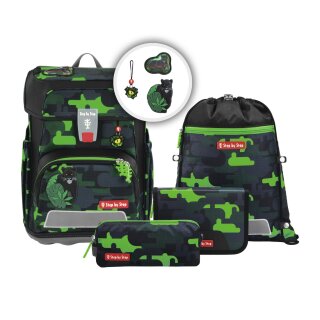 Step by Step Schulranzen-Set Cloud Black Cat Chiko 5-teilig