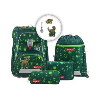 Step by Step Schulranzen-Set FIT Dino Targo 5-teilig