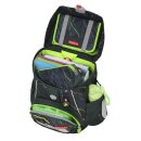 Step by Step Schulranzen-Set FIT Schulranzen-Set Danger Cat Chiko, 5-teilig