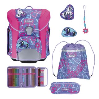 Scout Schulranzen-Set MICRO Pony Love 4tlg