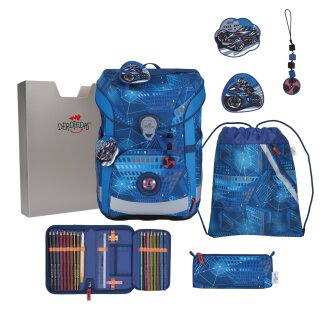 DerDieDas Schulranzen-Set ErgoFlex Easy Turbo Speed