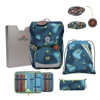 DerDieDas Schulranzen-Set ErgoFlex Easy Magic Light