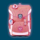 DerDieDas Schulranzen-Set ErgoFlex Easy Exklusiv Superflash Coral Reef