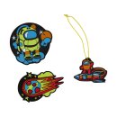 DerDieDas Schulranzen-Set ErgoFlex Light Neon Crazy