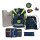 DerDieDas Schulranzen-Set ErgoFlex Light Neon Crazy