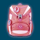 DerDieDas Schulranzen-Set ErgoFlex Light Exklusiv Superflash Coral Reef