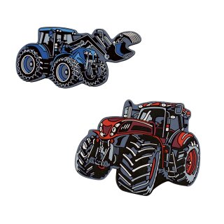 DerDieDas Wechselbuttons 2er Set Traktor