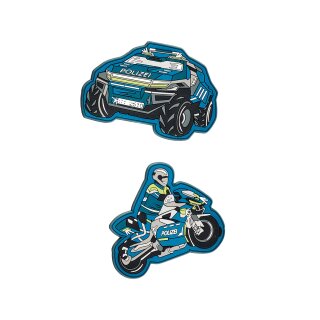 DerDieDas Wechselbuttons 2er Set Blue Speed
