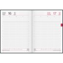 Buchkalender 2026 Conform  1 Tag / 1 Seite, schwarz